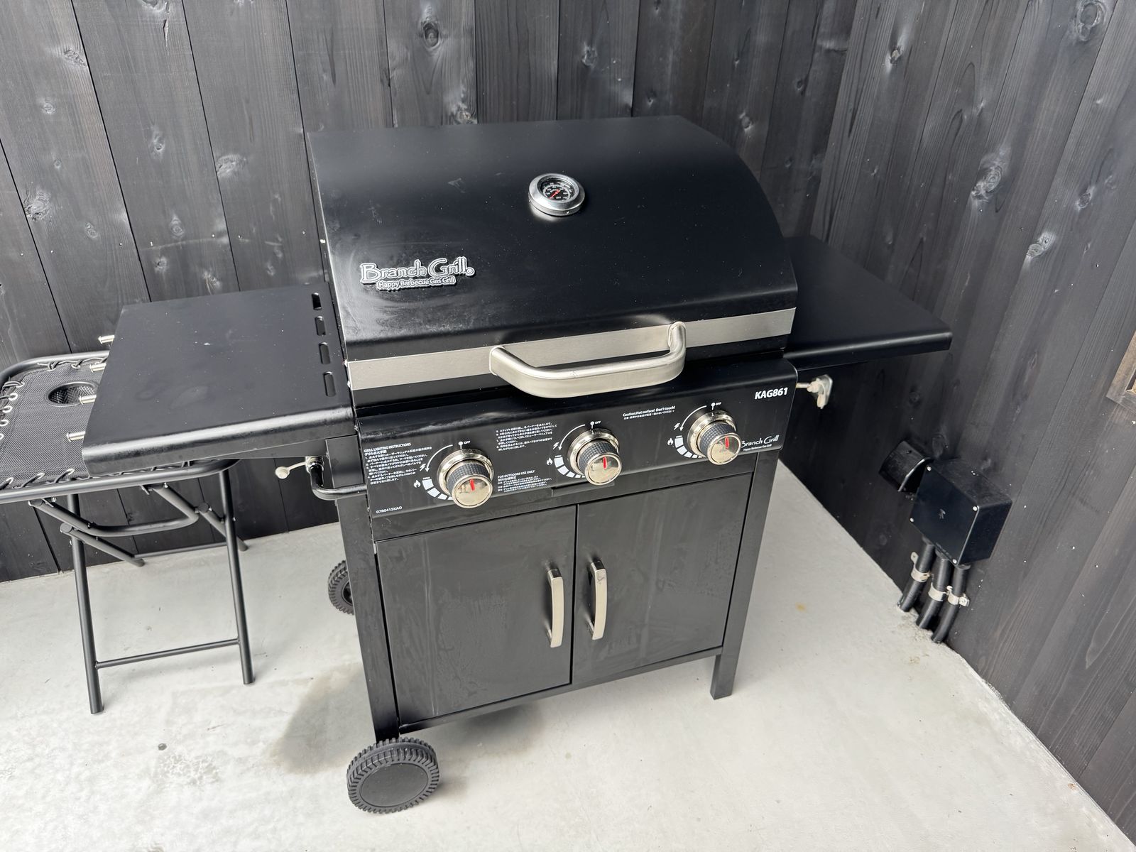 BBQグリルの点火のしかた(短尺動画・現状は静止画でも可)